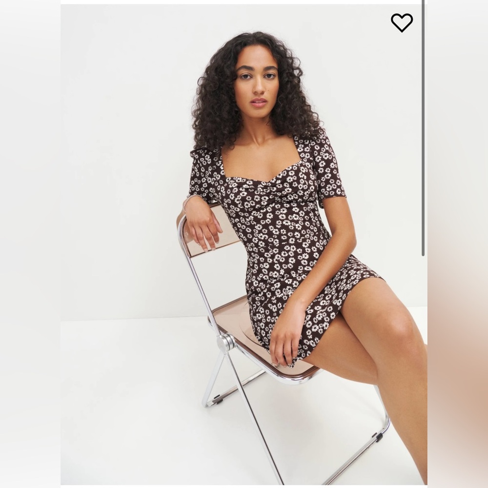 Reformation Brittany Dress in Maple